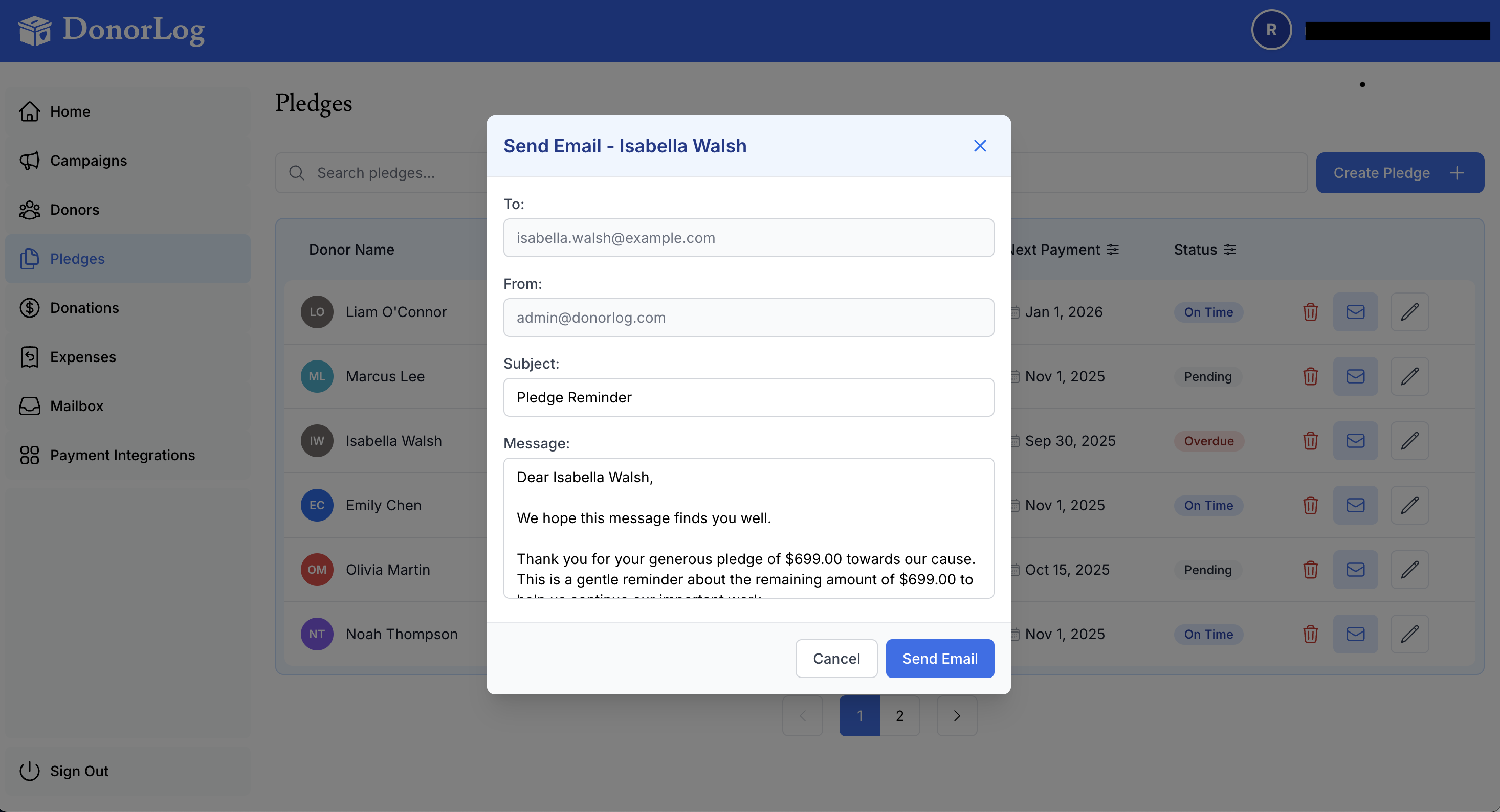 Email Communications