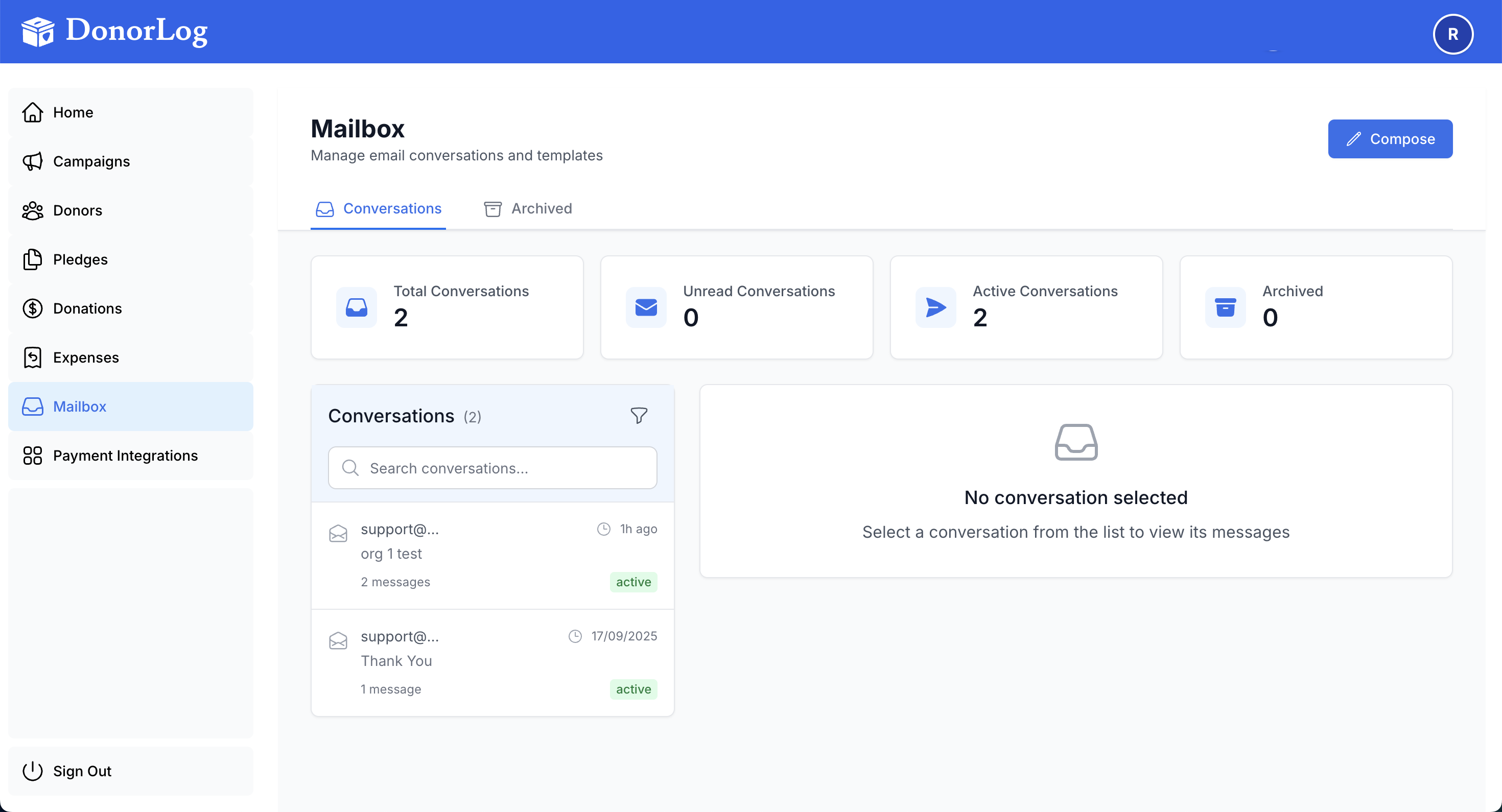Email Communications